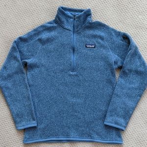Patagonia Better Sweater 1/4 Zip Fleece in Berlin Blue